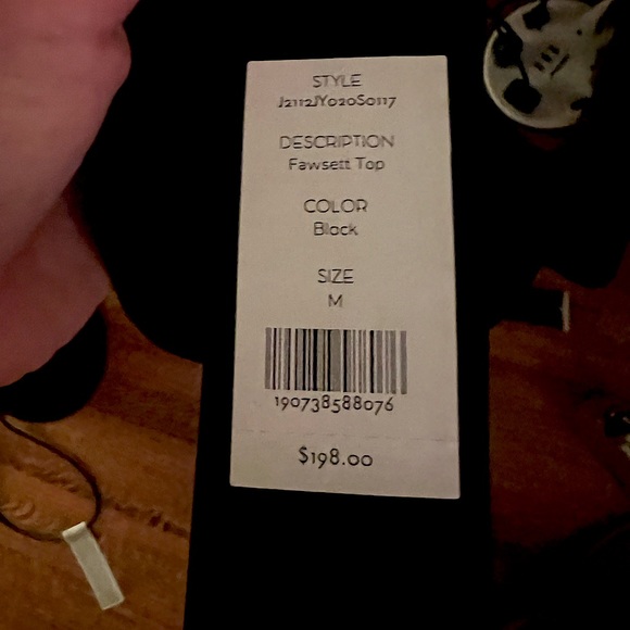 Veronica Beard NWT Fawsett Off-Shoulder Top - Picture 6 of 6